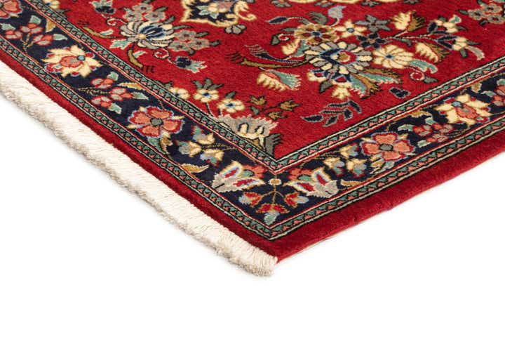 2' 8 x 6' 8 Hand Knotted Qom Persian Runner Rug