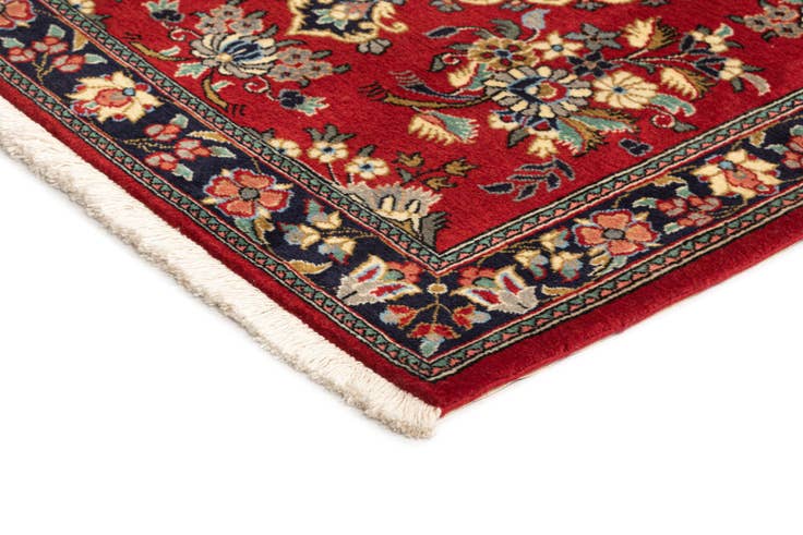 Detail image of 2' 8 x 6' 8 Hand Knotted Qom Persian Runner Rug