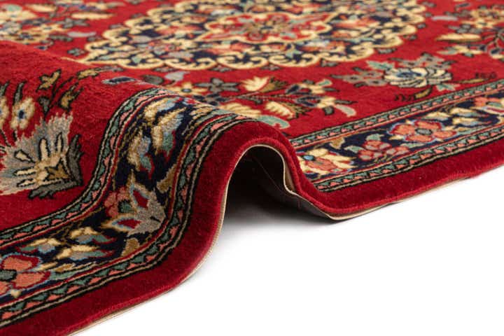 2' 8 x 6' 8 Hand Knotted Qom Persian Runner Rug