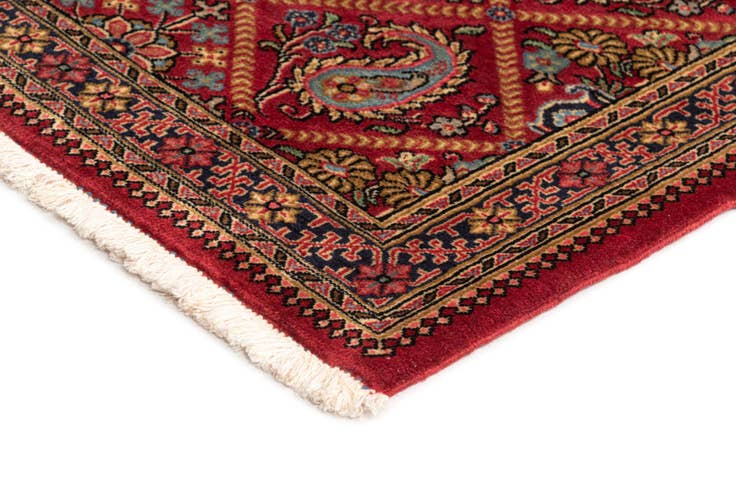 Detail image of 2' 4 x 6' 5 Hand Knotted Qom Persian Runner Rug