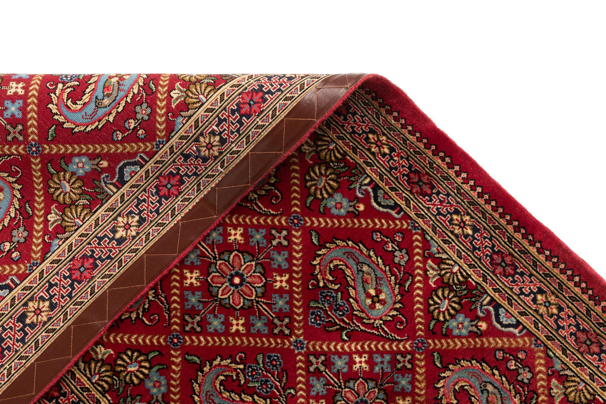 2' 4 x 6' 5 Hand Knotted Qom Persian Runner Rug