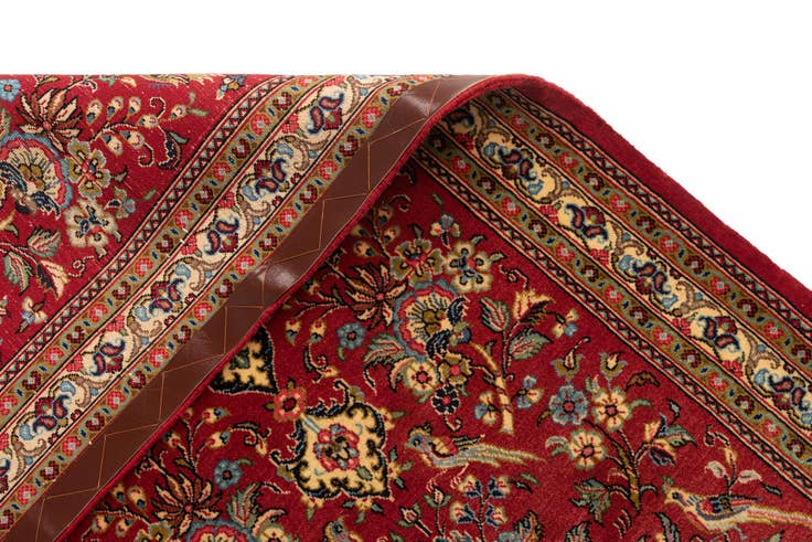 Detail image of 2' 8 x 6' 2 Hand Knotted Qom Persian Runner Rug