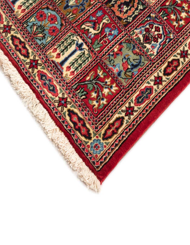 Detail image of 2' 7 x 6' 7  Hand Knotted Qom Persian Runner Rug