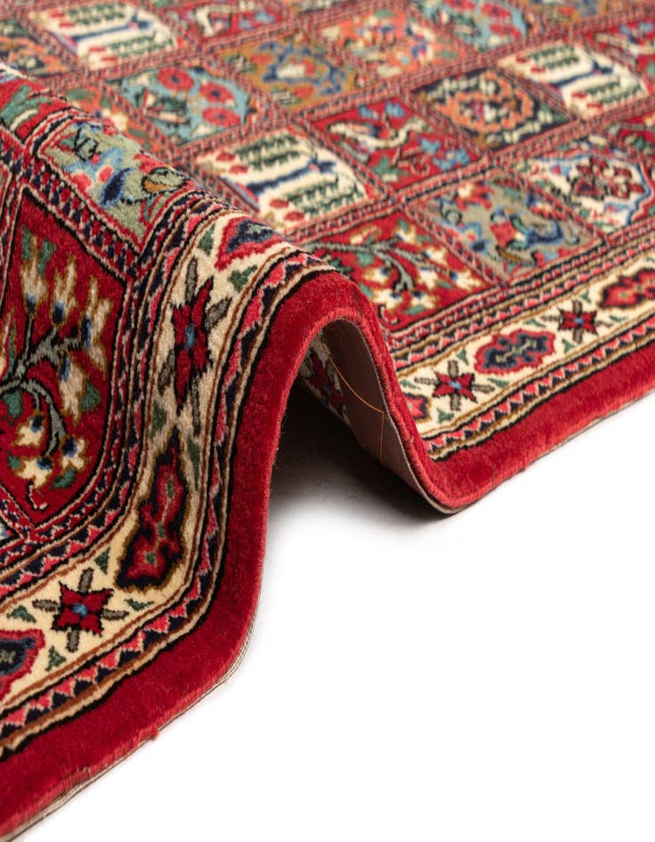 Detail image of 2' 7 x 6' 7  Hand Knotted Qom Persian Runner Rug