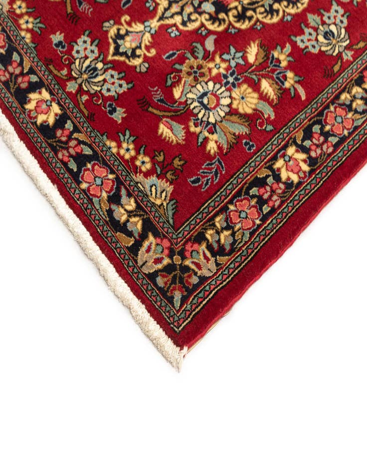 Detail image of 2' 8 x 6' 11  Hand Knotted Qom Persian Runner Rug