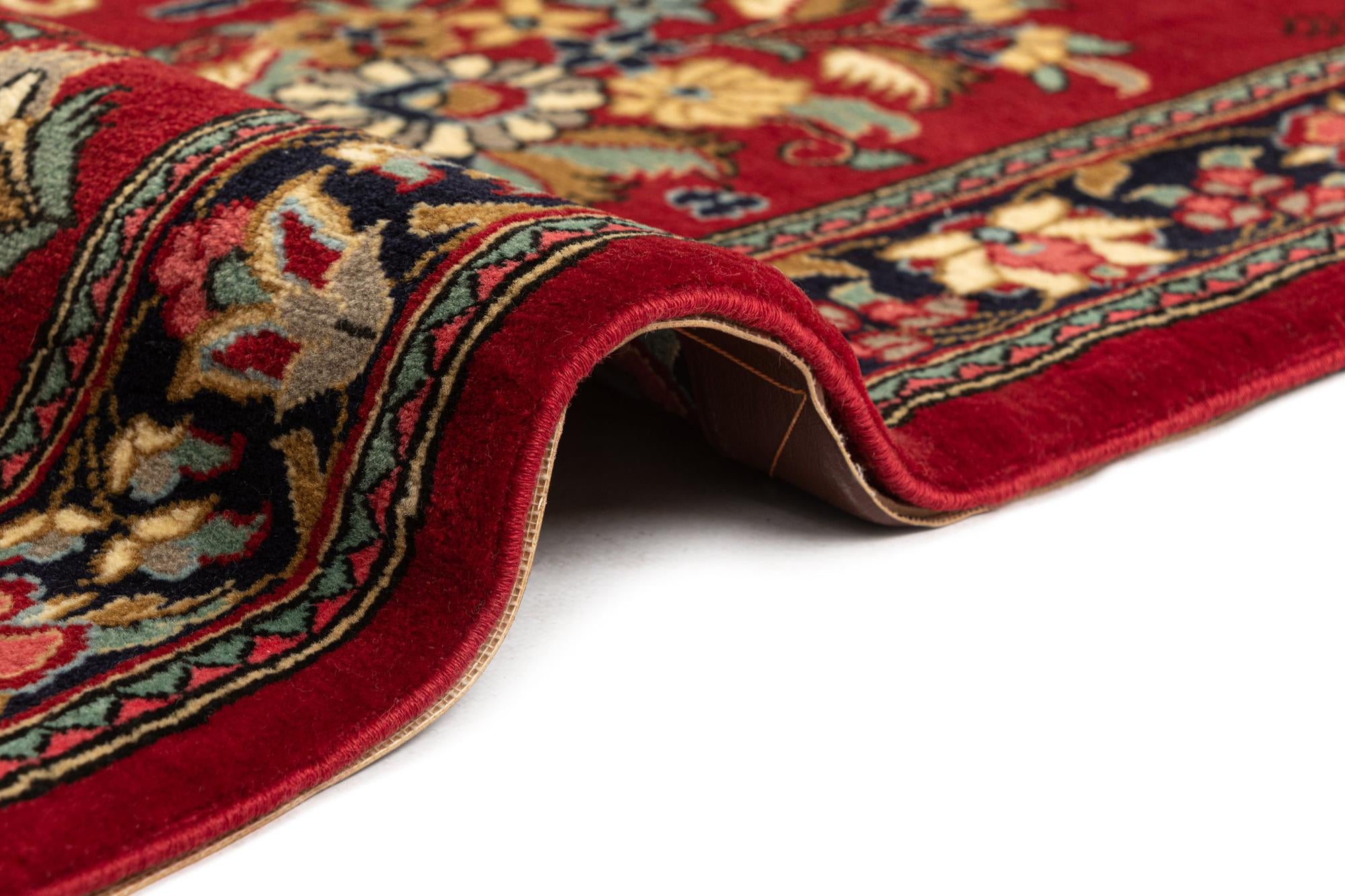 2' 8 x 6' 11 Hand Knotted Qom Persian Runner Rug