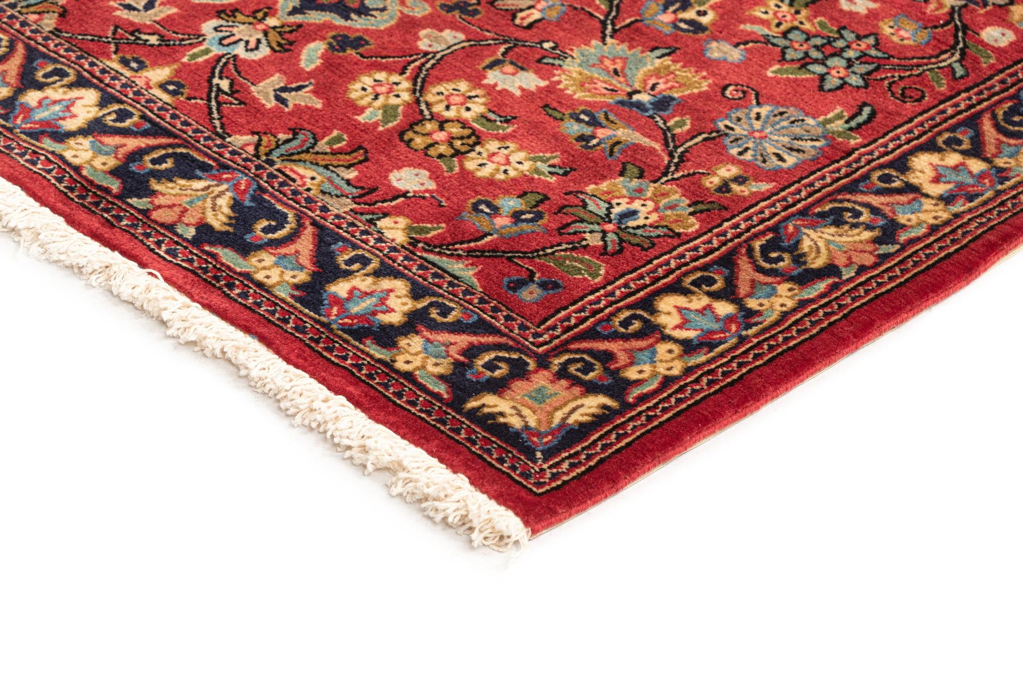 2' 8 x 6' 6 Hand Knotted Qom Persian Runner Rug