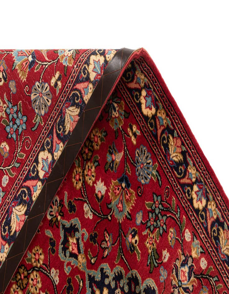 Detail image of 2' 8 x 6' 6  Hand Knotted Qom Persian Runner Rug