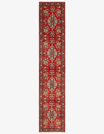 2' 8 x 13' 1 Hand Knotted Qom Persian Runner Rug