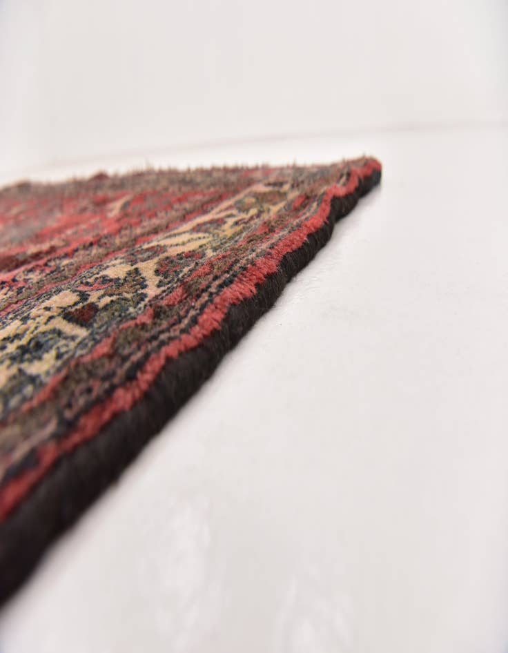 Detail image of 4' 8 x 13'  Hand Knotted Roodbar Persian Wool Runner Rug