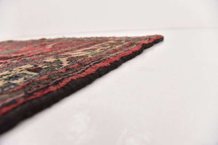 4' 8 x 13' Hand Knotted Roodbar Persian Wool Runner Rug