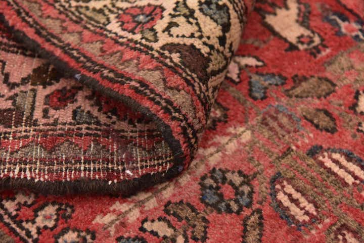 4' 8 x 13' Hand Knotted Roodbar Persian Wool Runner Rug