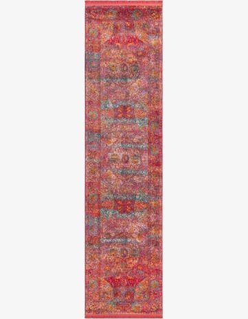 Red Santiago Runner Rug