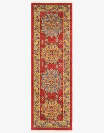 Red Sara Runner Rug
