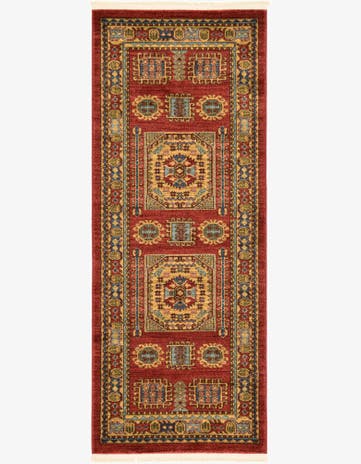 Red Sara Runner Rug