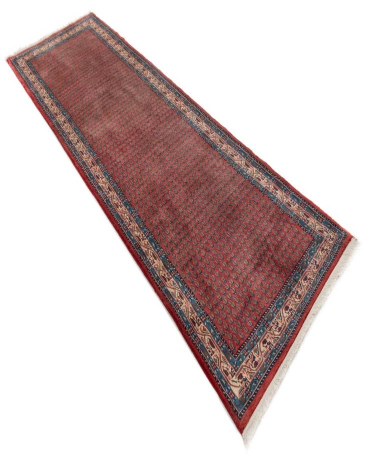 Detail image of 3' 2 x 9' 10  Hand Knotted Sarough Mir Persian Wool Runner Rug