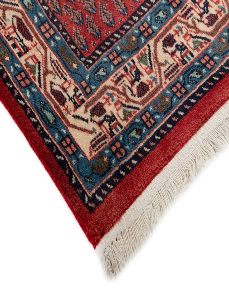 Detail image of 3' 2 x 9' 10  Hand Knotted Sarough Mir Persian Wool Runner Rug