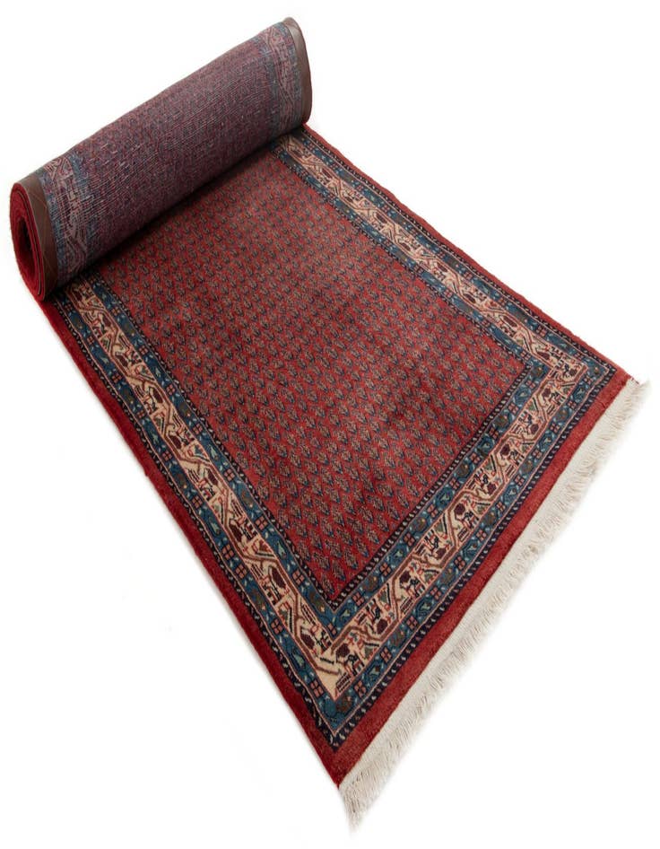 Detail image of 3' 2 x 9' 10  Hand Knotted Sarough Mir Persian Wool Runner Rug