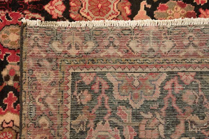4' 2 x 9' 6 Sarough Wool Runner Rug