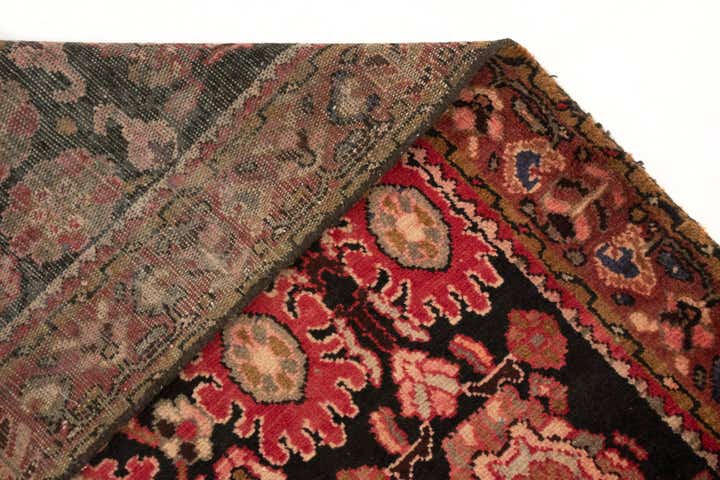 4' 2 x 9' 6 Sarough Wool Runner Rug