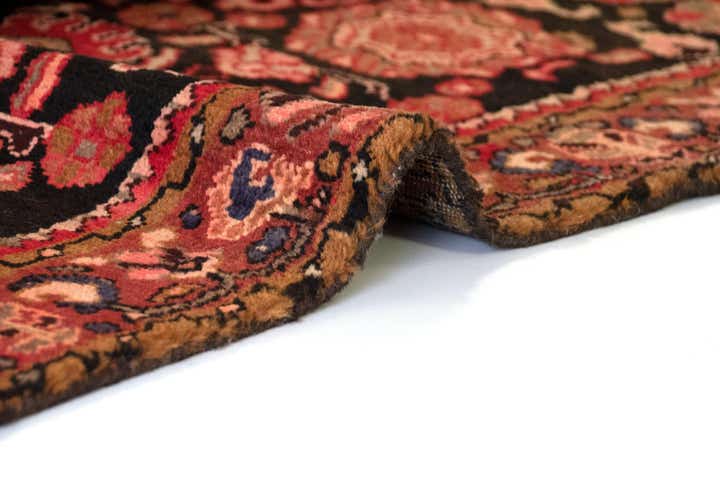 4' 2 x 9' 6 Sarough Wool Runner Rug