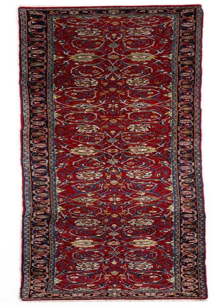 2' 7 x 13' 11 Sarouk Wool Runner Rug