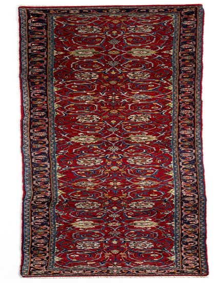 2' 7 x 13' 11 Sarouk Wool Runner Rug