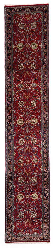 2' 7 x 13' 11 Sarouk Wool Runner Rug