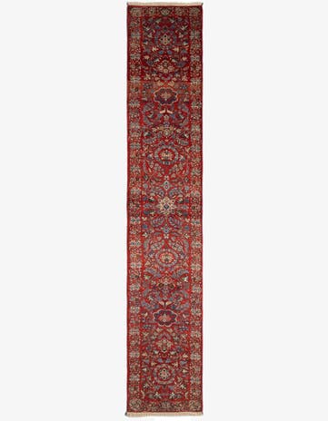 2' 8 x 16' Sarouk Wool Runner Rug