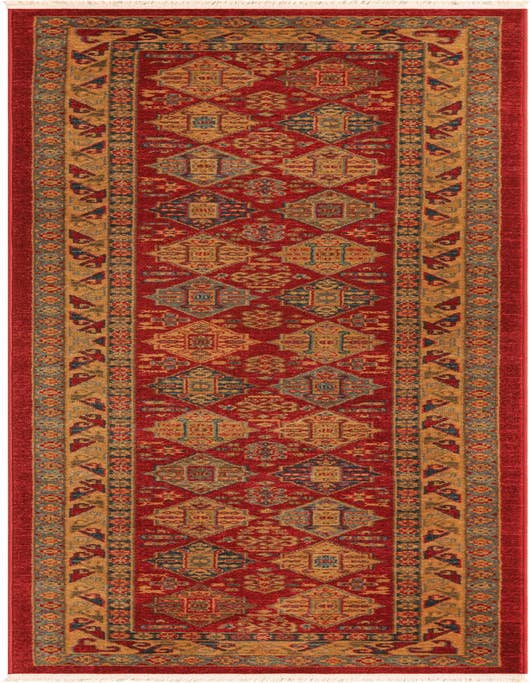 Detail image of 2' 7 x 10' Serapi Runner Rug