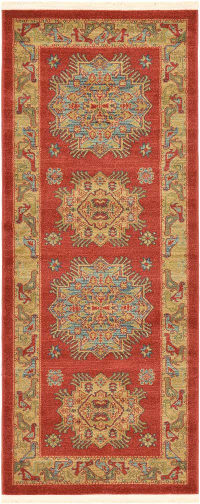 80cm x 215cm Serapi Läufer Teppich