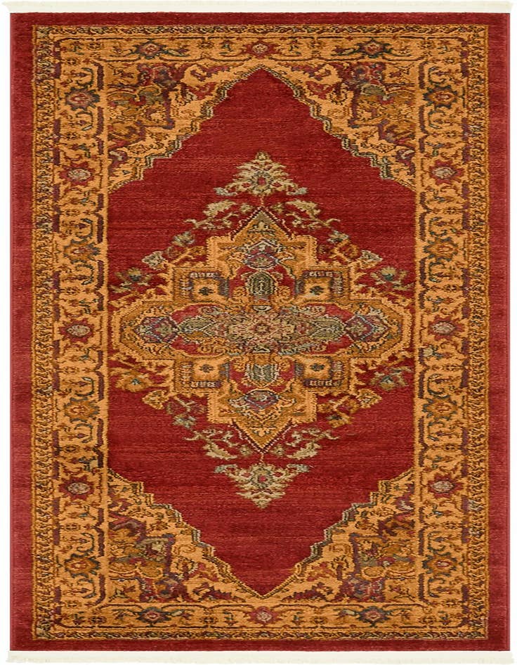 Detail image of 2' 7 x 7' Serapi Runner Rug