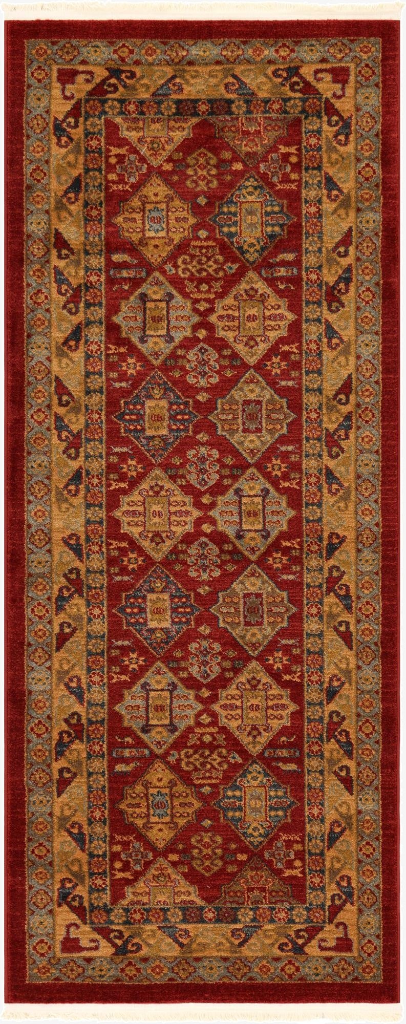 2' 7 x 7' Serapi Runner Rug