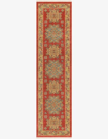 Red Serapi Runner Rug