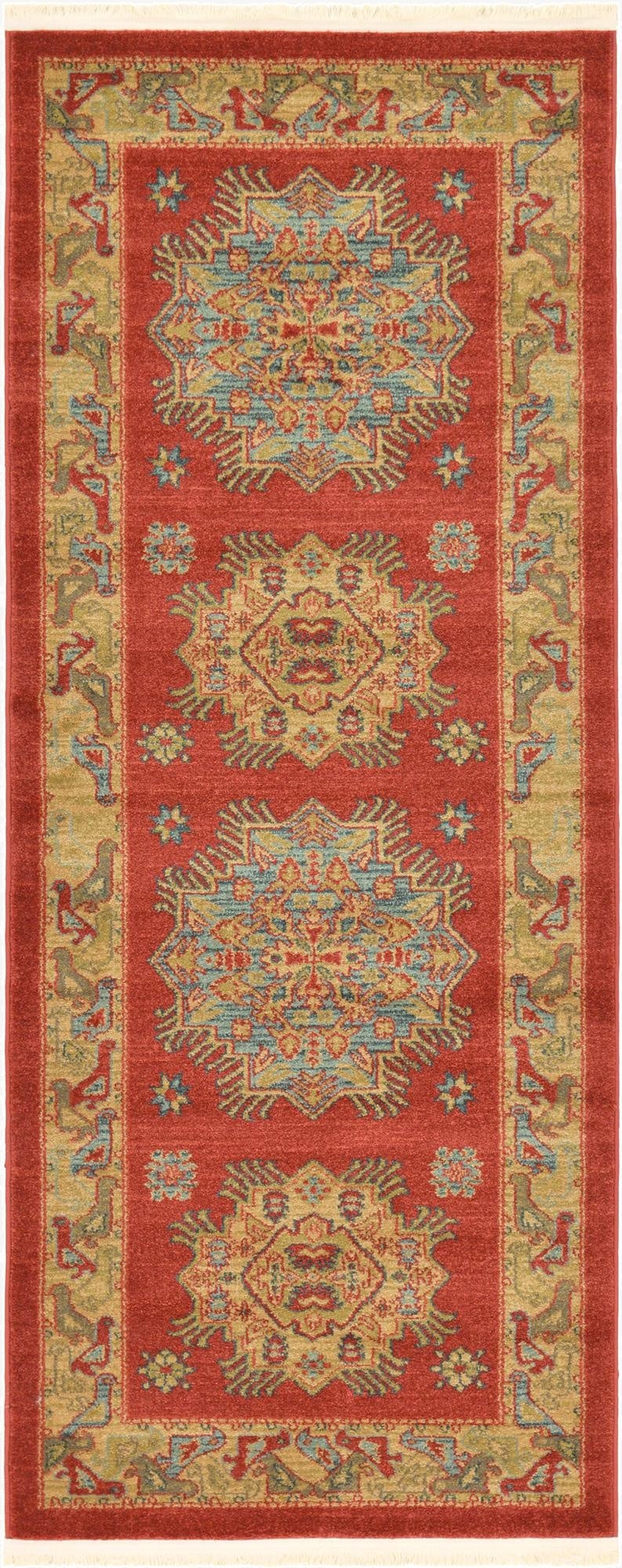 2' 7 x 7' Serapi Runner Rug
