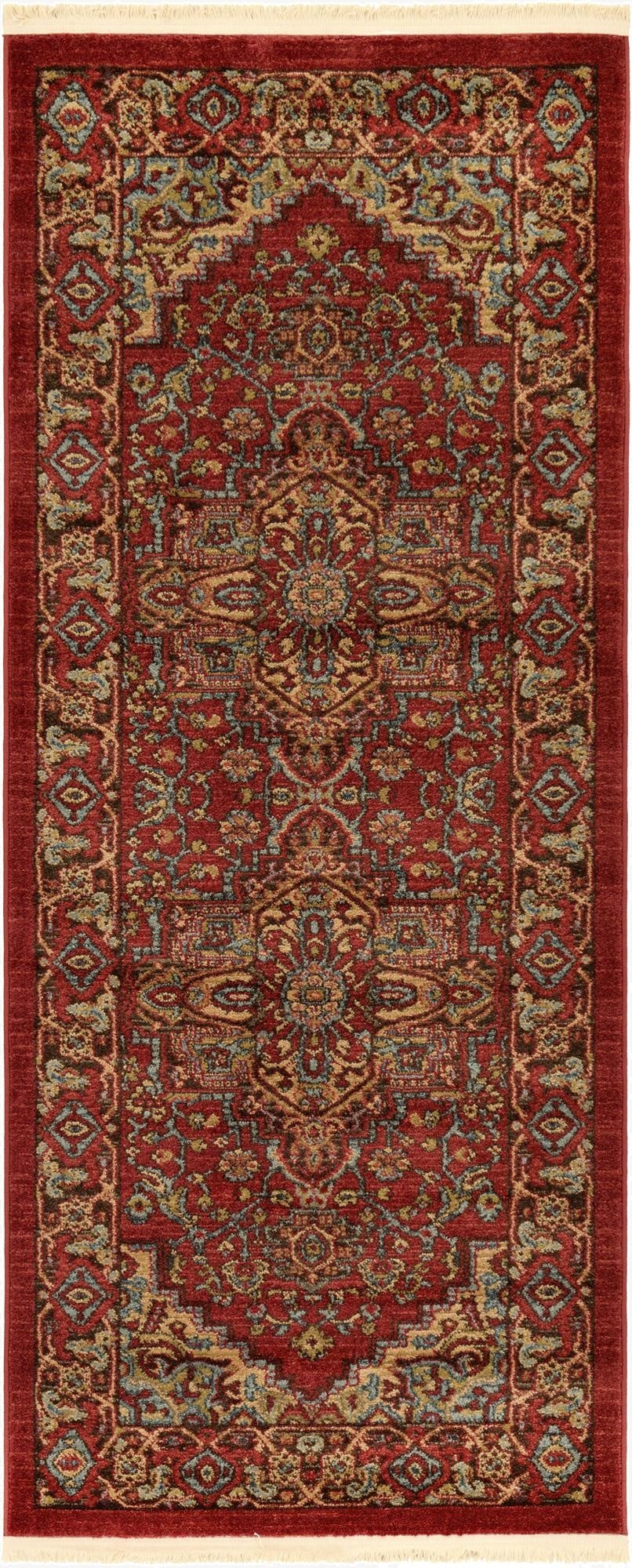 2' 7 x 7' Serapi Runner Rug