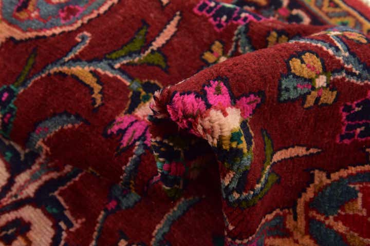 4' 8 x 10' 8 Hand Knotted Shahrbaft Persian Wool Runner Rug