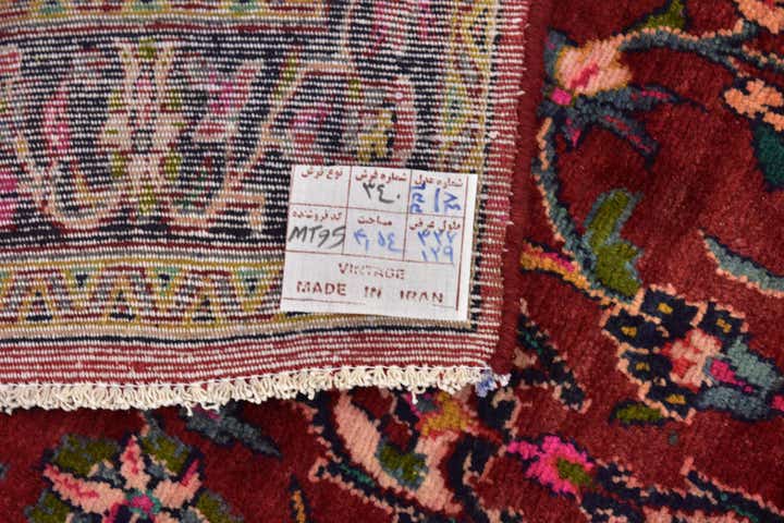 4' 8 x 10' 8 Hand Knotted Shahrbaft Persian Wool Runner Rug