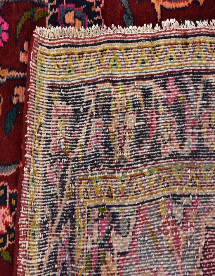 Detail image of 4' 8 x 10' 8  Hand Knotted Shahrbaft Persian Wool Runner Rug