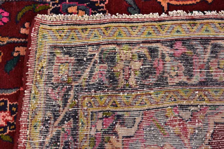 4' 8 x 10' 8 Hand Knotted Shahrbaft Persian Wool Runner Rug