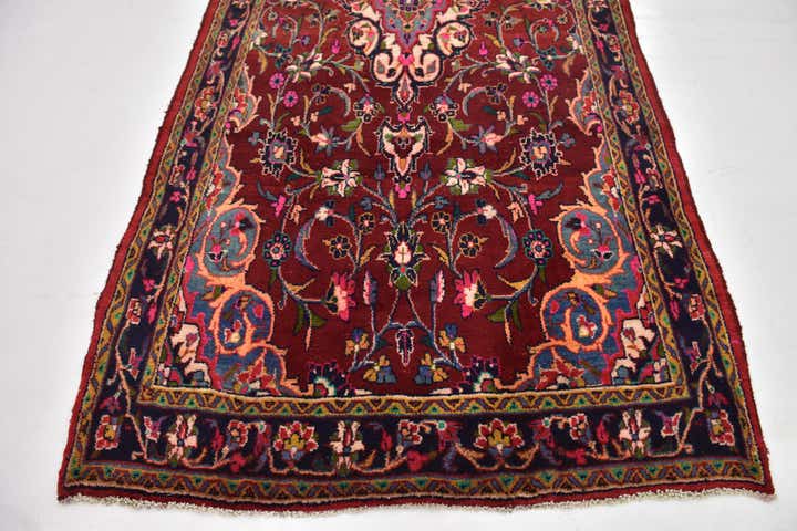 4' 8 x 10' 8 Hand Knotted Shahrbaft Persian Wool Runner Rug