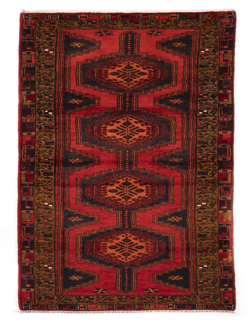 3' 7 x 9' 5 Hand Knotted Shahsavan Persian Wool Runner Rug