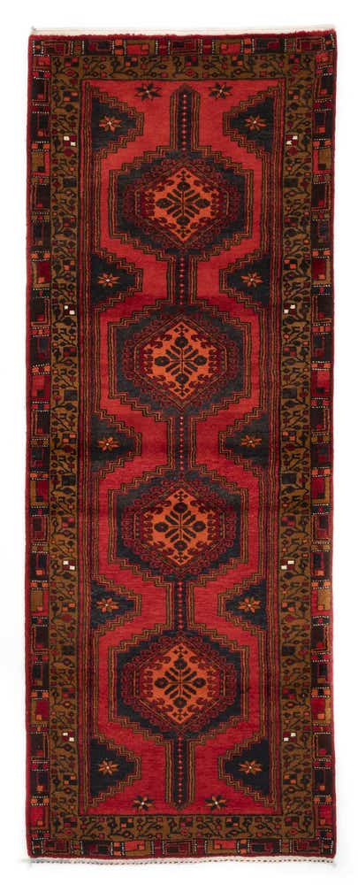 3' 7 x 9' 5 Hand Knotted Shahsavan Persian Wool Runner Rug