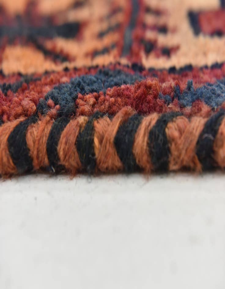 Detail image of 4' 3 x 12' 5  Hand Knotted Shiraz-Lori Persian Wool Runner Rug
