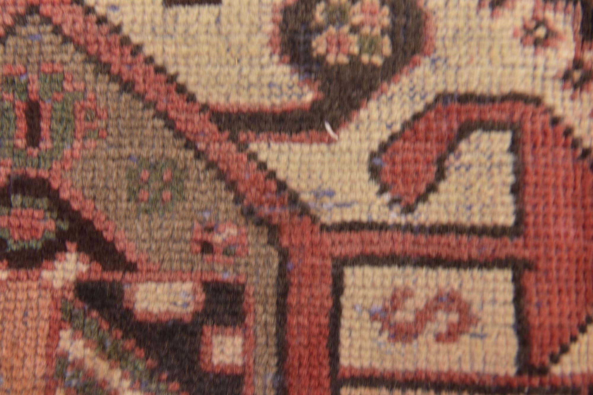 5' x 9' 9 Hand Knotted Shiraz Persian Wool Runner Rug