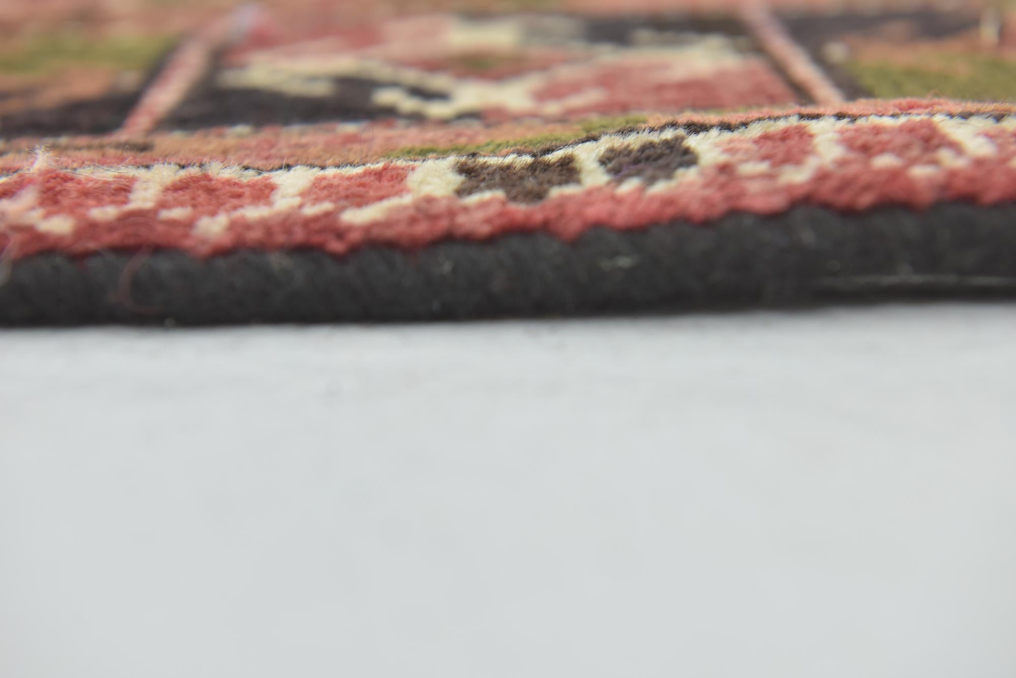 120cm x 295cm anudado a mano Shiraz Alfombra Persa Lana Pasillera