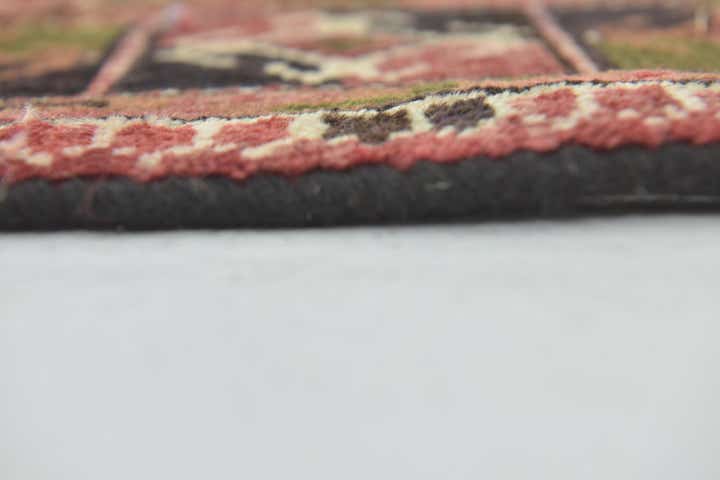 4' x 9' 8 Hand Knotted Shiraz Persian Wool Runner Rug