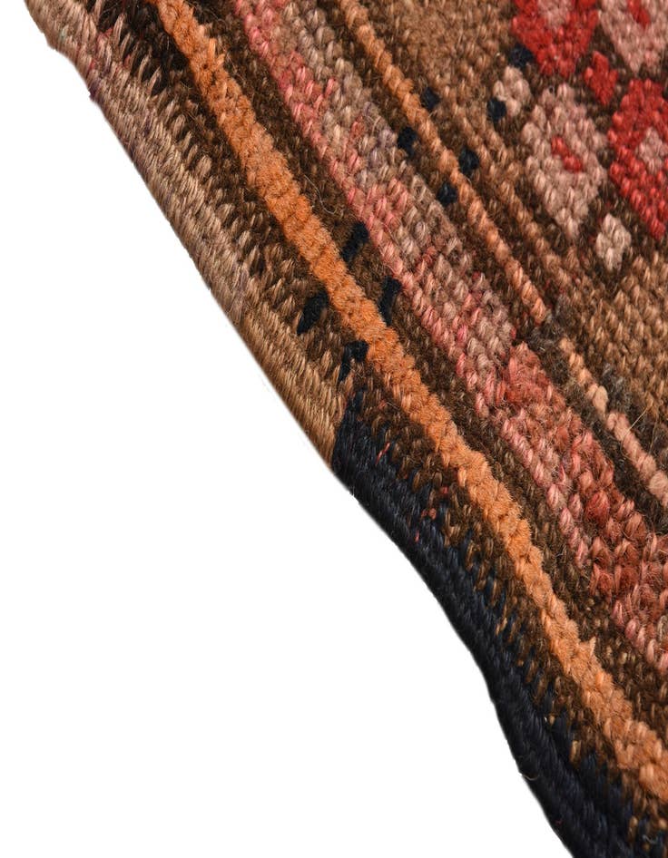 Detail image of 4' 1 x 14' 10  Hand Knotted Shiraz Persian Wool Runner Rug