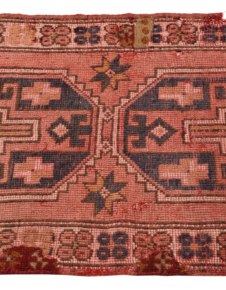 Detail image of 2' 3 x 4' 3  Hand Knotted Shiraz Persian Wool Runner Rug
