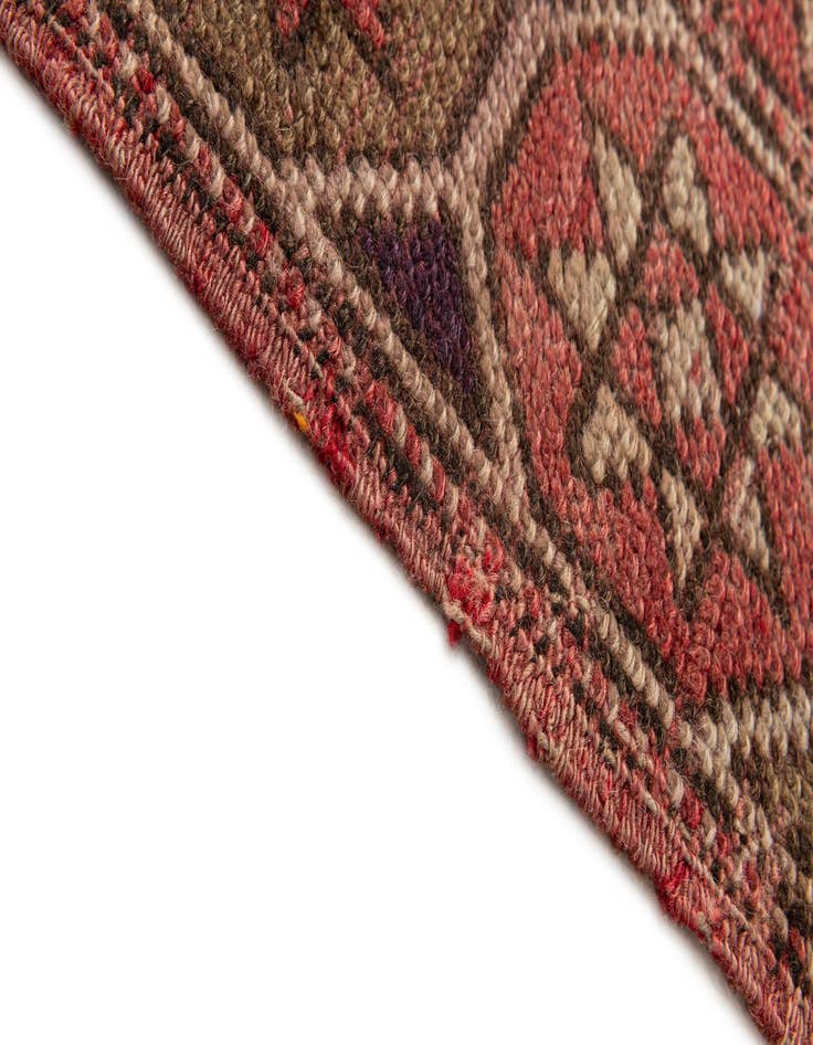 Detail image of 2' 1 x 7' 8  Hand Knotted Shiraz Wool Runner Rug